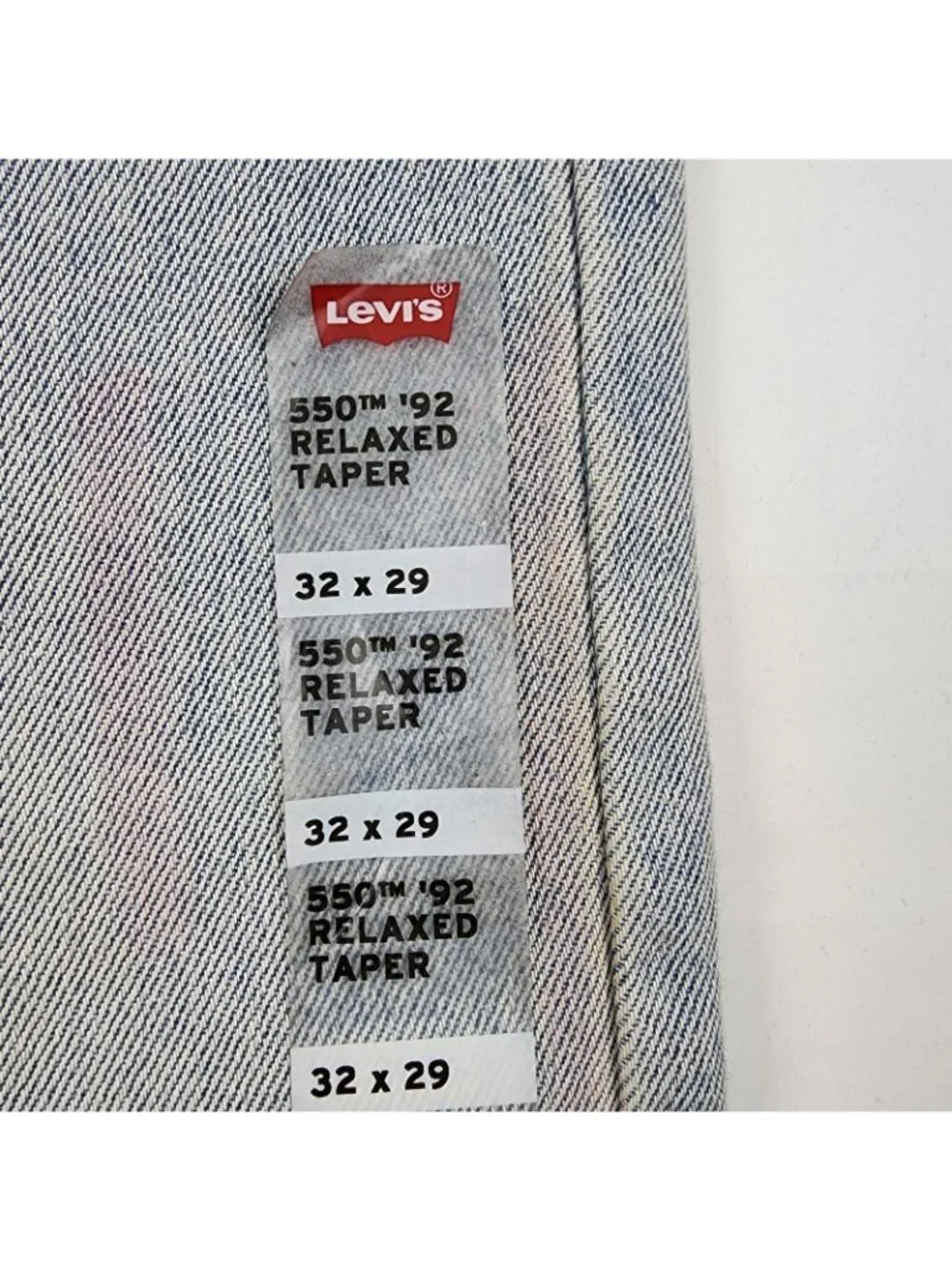 Levis 550 '92 Jeans Mens 32x29 Relaxed Taper Stained Distressed New